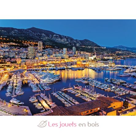 Puzzle Una notte nel porto di Monaco 1500 pezzi NA12002012 Nathan 3