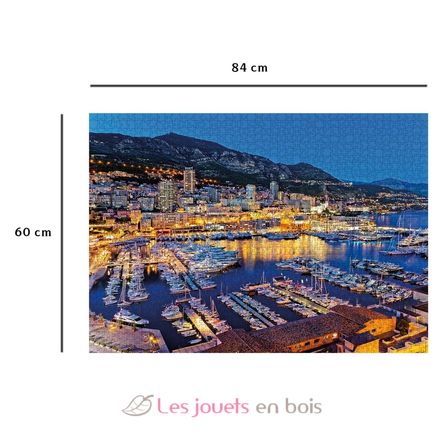 Puzzle Una notte nel porto di Monaco 1500 pezzi NA12002012 Nathan 2