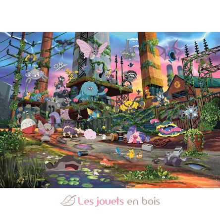 Puzzle Pokemon Jolteon e Centrale Elettrica 1000 pz RAV12002034 Ravensburger 3