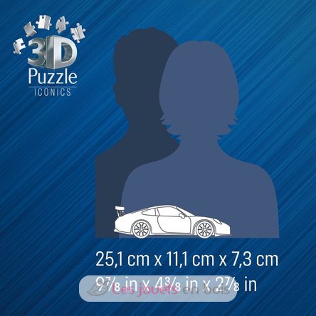 Puzzle 3D Porsche 911 GT3 Cup 108 pezzi RAV12008039 Ravensburger 4