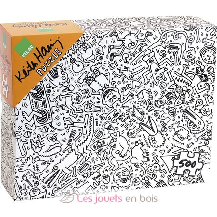 Puzzle di Keith Haring 500 pezzi V9223 Vilac 3