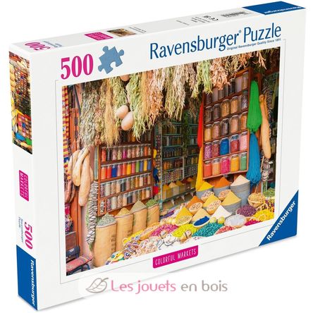 Puzzle Mercato delle spezie in Marocco 500 pezzi RAV12001816 Ravensburger 6
