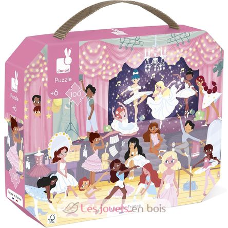 Puzzle ballerini 100 pezzi J02393 Janod 1