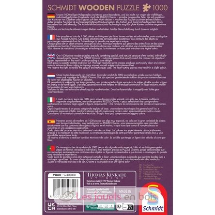 Puzzle in legno Villaggio in riva al lago 1000 pezzi S-59800 Schmidt Spiele 4