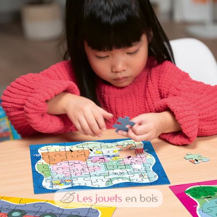 Puzzle Peppa Pig In famiglia 3x49 pcs RAV12004288 Ravensburger 7