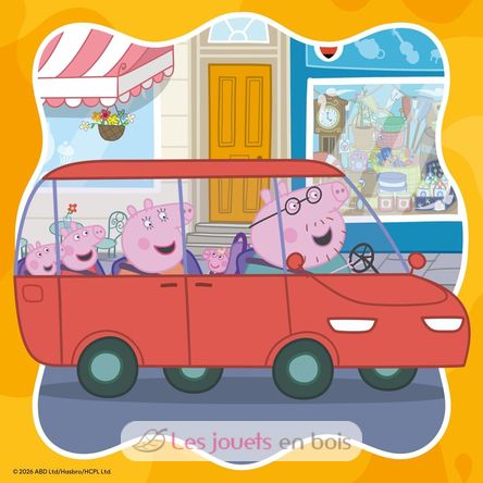 Puzzle Peppa Pig In famiglia 3x49 pcs RAV12004288 Ravensburger 6