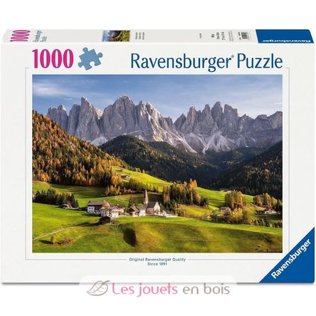 Puzzle Dolomiti in autunno 1000 pezzi RAV12001749 Ravensburger 1