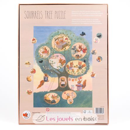 Puzzle L'albero degli scoiattoli EG570195 Egmont Toys 4