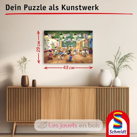 Puzzle La scuola di Topolino e Minnie 200 pezzi S-56599 Schmidt Spiele 2