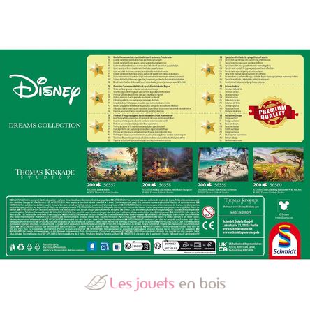 Puzzle La scuola di Topolino e Minnie 200 pezzi S-56599 Schmidt Spiele 3