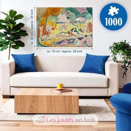 Puzzle Gioia di vivere Henri Matisse 1000 pezzi RAV12002025 Ravensburger 4