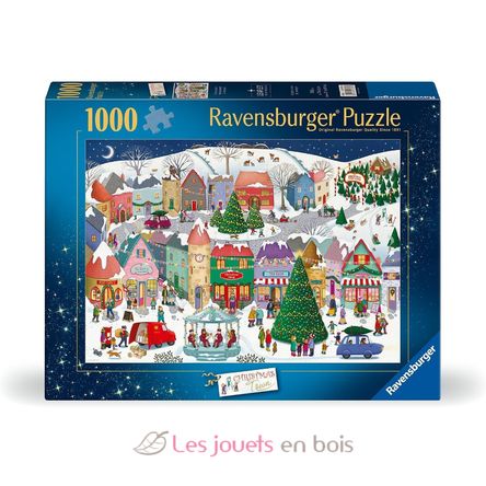 Puzzle La città di Natale 1000 pezzi RAV12001758 Ravensburger 1