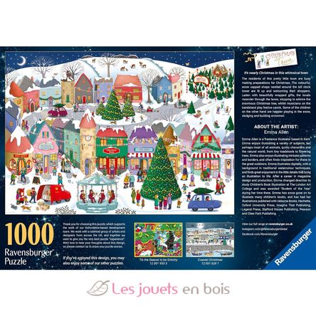 Puzzle La città di Natale 1000 pezzi RAV12001758 Ravensburger 4