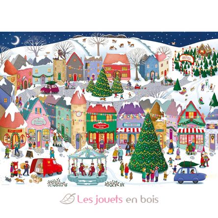 Puzzle La città di Natale 1000 pezzi RAV12001758 Ravensburger 2