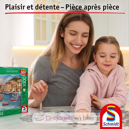 Puzzle Topolino e Minnie in Italia 1000 pezzi S-58053 Schmidt Spiele 5