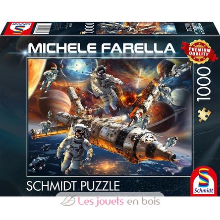 Puzzle Magia delle galassie 1000 pezzi S-58538 Schmidt Spiele 1