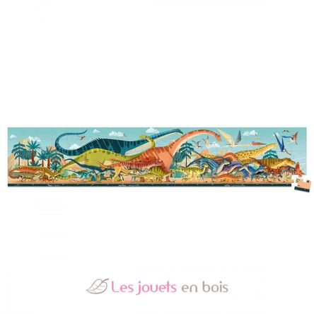 Puzzle Panoramico Dino 100 pezzi J05831 Janod 3