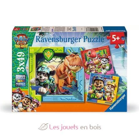 Puzzle Paw Patrol Missione Dino 3x49 pcs RAV12004368 Ravensburger 1