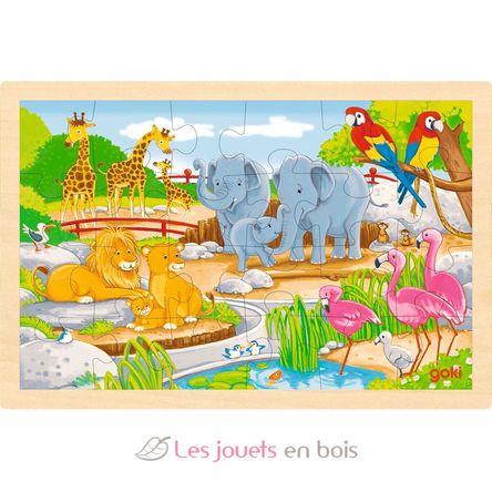 Puzzle fattoria e zoo GK57302 Goki 1