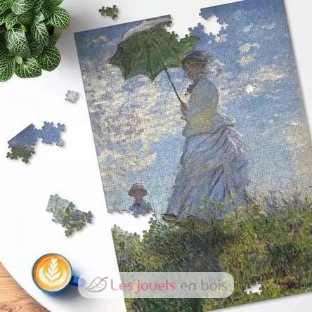 Puzzle Donna con il parasole Claude Monet 1000 pezzi RAV12002026 Ravensburger 3