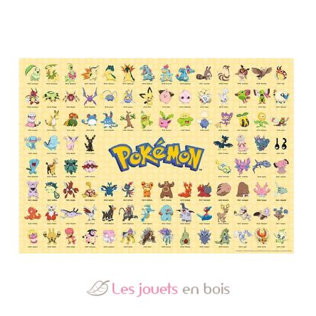 Puzzle Pokemon Pokedex 1000 pezzi NA12002046 Nathan 1