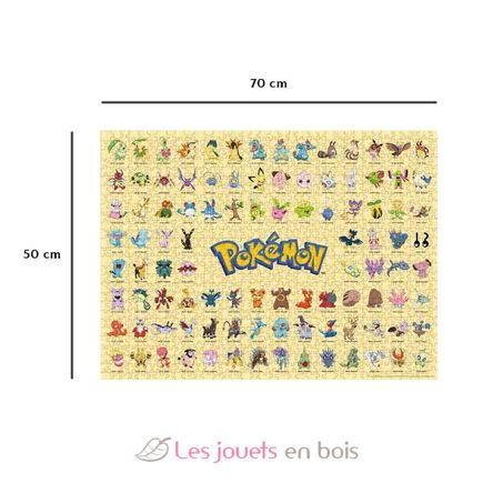 Puzzle Pokemon Pokedex 1000 pezzi NA12002046 Nathan 3