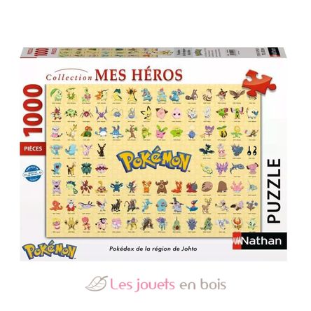 Puzzle Pokemon Pokedex 1000 pezzi NA12002046 Nathan 2