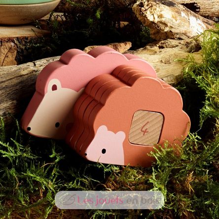 Animali in legno da impilare e contare V7125 Vilac 9