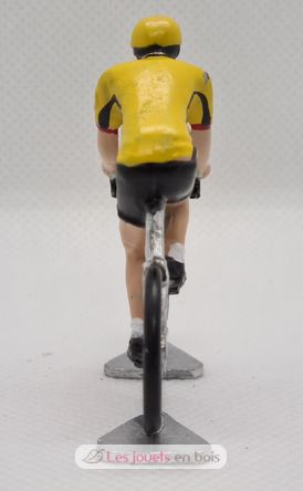 Figurina ciclista R Maglia gialla con profili neri FR-R12 Fonderie Roger 2