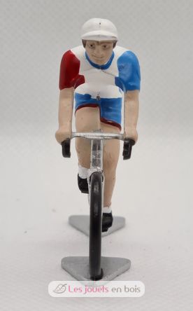 Figurina ciclista R Groupama tipo maglia FR-R15 Fonderie Roger 4