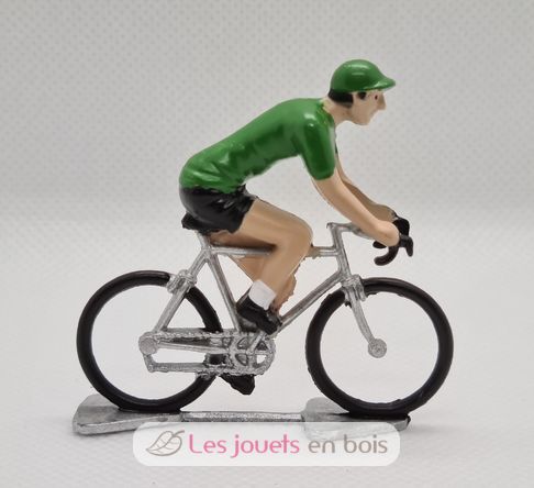 Figurina ciclista R Best sprinter maglia verde FR-R6 Fonderie Roger 1