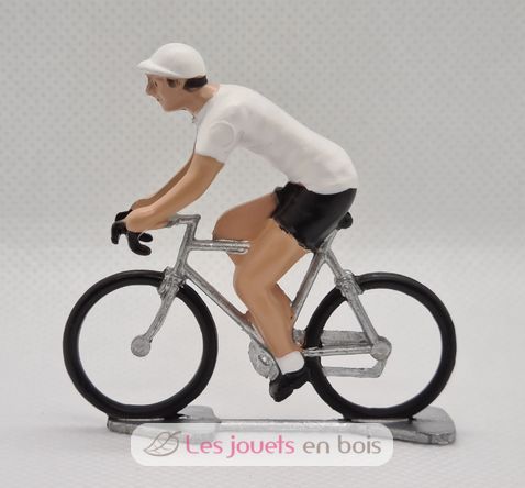 Figurina Ciclismo R Maglia bianca miglior giovane ciclista FR-R7 Fonderie Roger 3