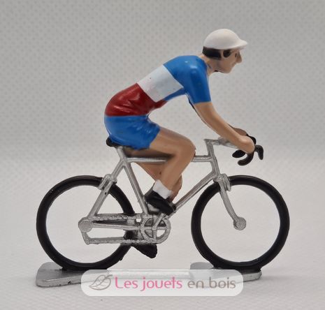Statuetta di ciclismo con la maglia del campione francese FR-R9 Fonderie Roger 1
