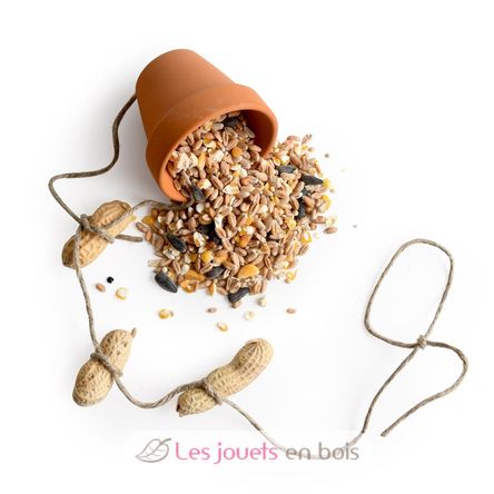 10 mangiatoie per uccelli da realizzare RC-143194 Radis et Capucine 3