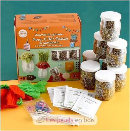 Fai da te - Fare crescere i capelli al Signor Erba RC-143193 Radis et Capucine 5