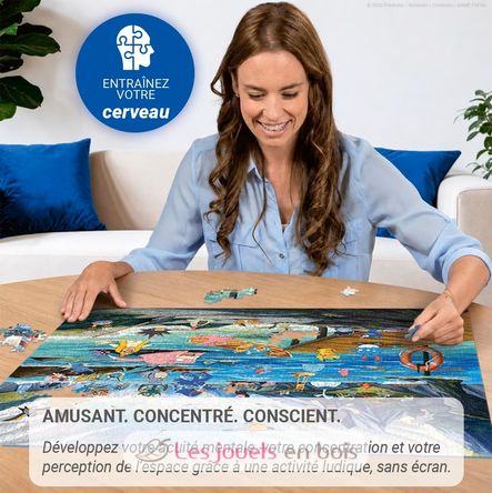 Puzzle Pokemon Vaporeon 1000 pz RAV12002035 Ravensburger 5
