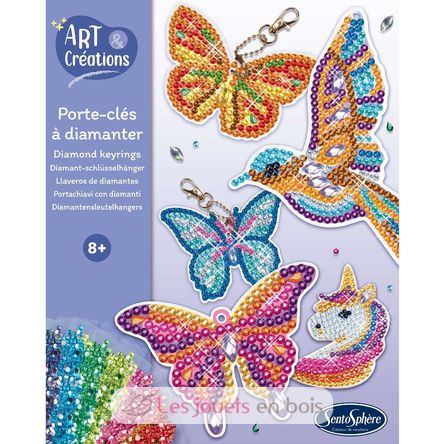 Portachiavi con diamanti fai da te SS-32480 Sentosphère 3