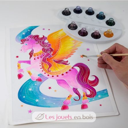 Aquarellum Unicorni e Pegaso SS-6394 Sentosphère 4