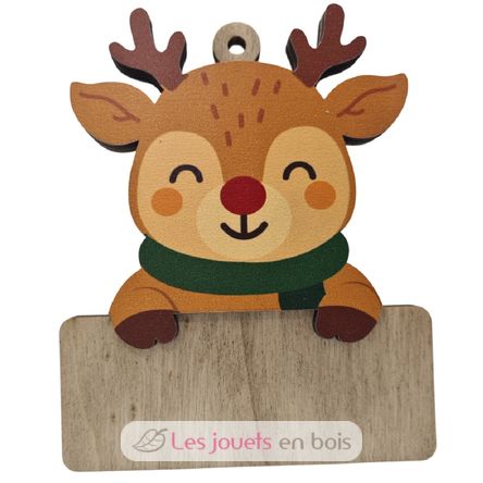 Renna di Natale in legno personalizzabile VI-AD03 Vintiun 1