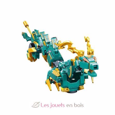 Robot PR Mecha 2in1 verde giallo SL-M38-B1275 Sluban 3