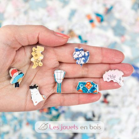 Strada Naka a Yoshiwara di Hiroshige A1331-350 Puzzle Michèle Wilson 2