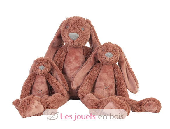 Peluche Carla lapin rose - 28 cm