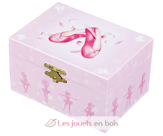 Cofanetto musicale Chaussons Ballerine Rose TR-S50975 Trousselier 1