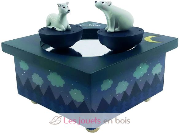 Scatola musicale con cerbiatto e orso TR-S95040 Trousselier 1