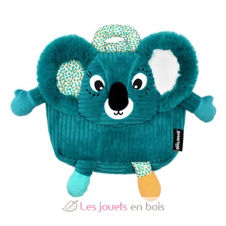 Zaino in velluto Berlingos il koala DE35037 Les Déglingos 1