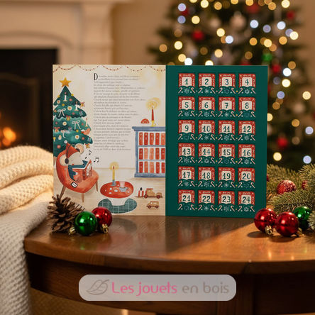 Calendario dell'Avvento 24 piccoli libri rosso SJ-5742 Sassi Junior 10