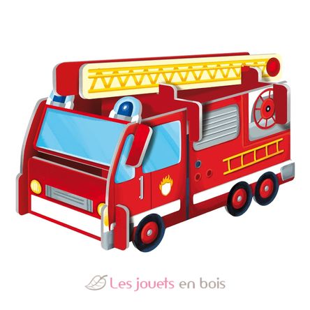 Libro e puzzle I vigili del fuoco SJ-304321 Sassi Junior 4