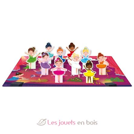 Libro e puzzle Le ballerine SJ-305526 Sassi Junior 2