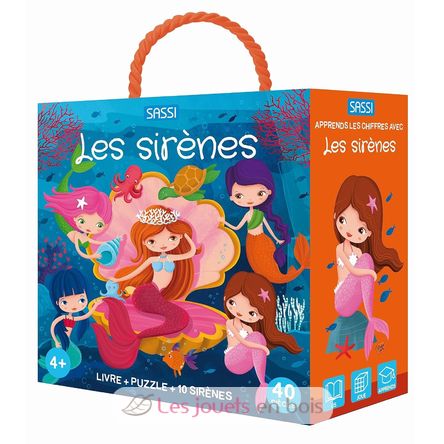 Libro e puzzle Le sirene SJ-307544 Sassi Junior 1