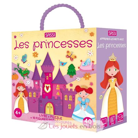 Libro e puzzle Le Principesse SJ-310506 Sassi Junior 1